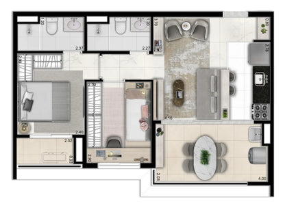 Apartamento no Side Ipiranga – Rua do Lago, 88 - São Paulo
