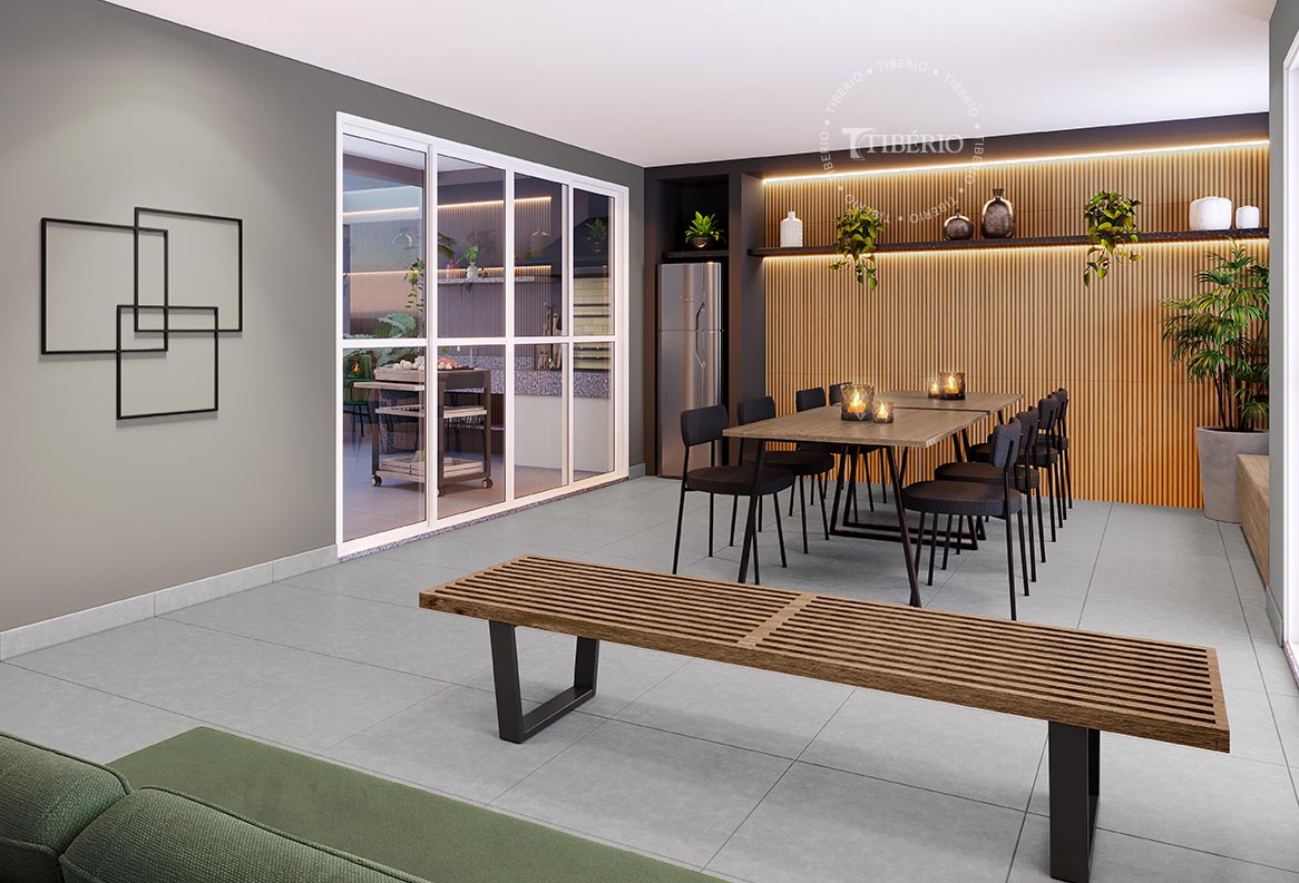 Apartamento no Edifício Blend Saúde – Unidade 113, Bloco 2 – 39m²