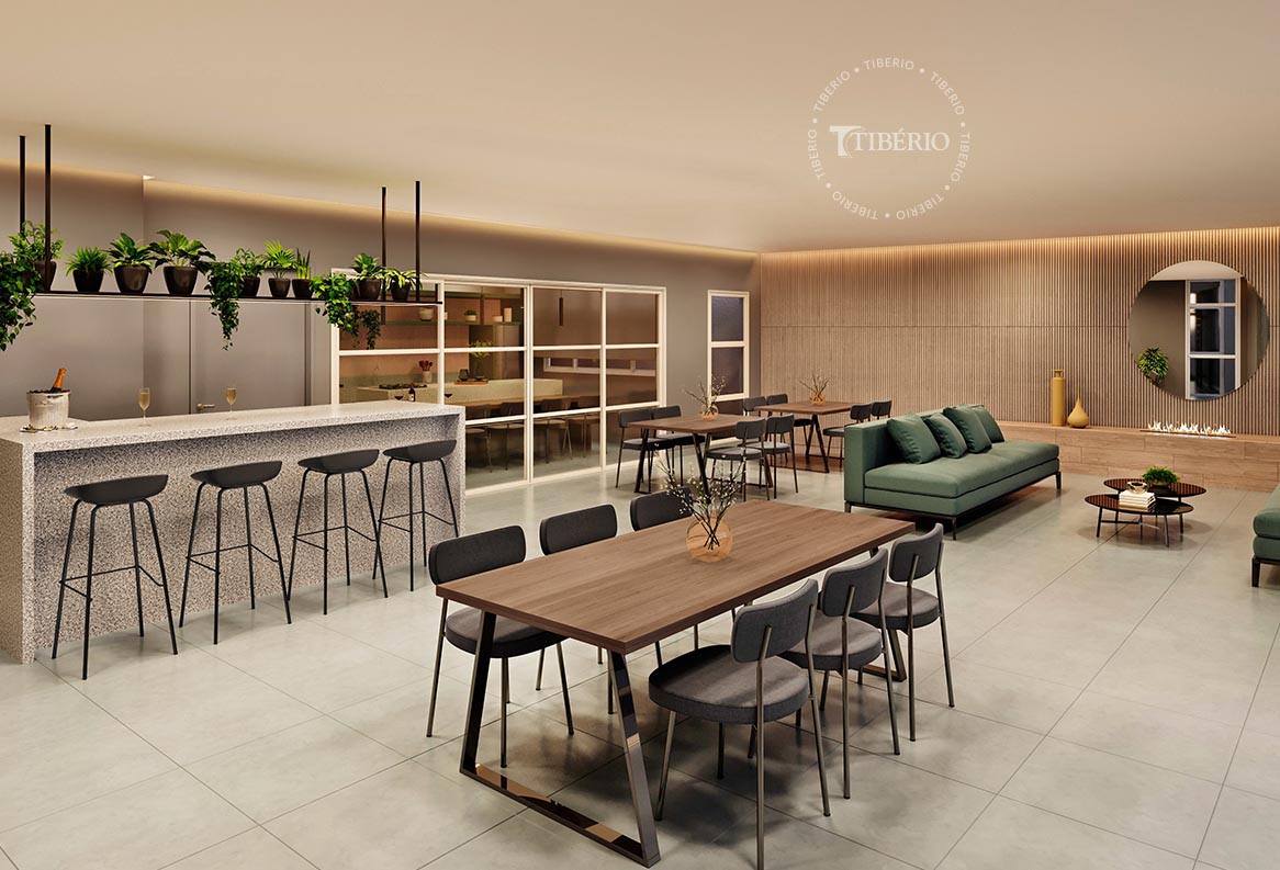 Apartamento no Edifício Blend Saúde – Unidade 113, Bloco 2 – 39m²