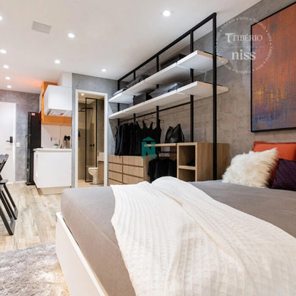 Studio à Venda no HELLO HIGIENÓPOLIS – Unidade 211, Bloco 1 – 30m²