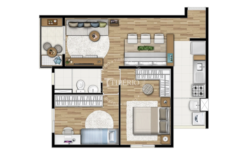 Apartamento à Venda no Edifício Giro Vila Matilde – Unidade 95, Bloco 1 | 51m² com Vaga