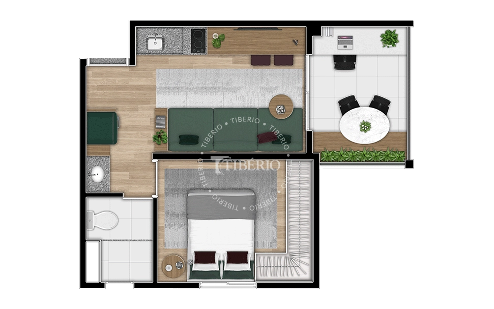 Apartamento de 33m² à Venda no Edifício Hype Vila Mariana - Unidade 109 Bloco 1
