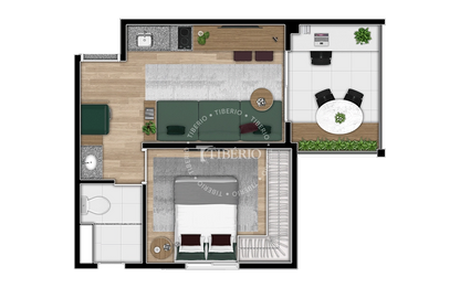Apartamento de 33m² à Venda no Edifício Hype Vila Mariana - Unidade 109 Bloco 1