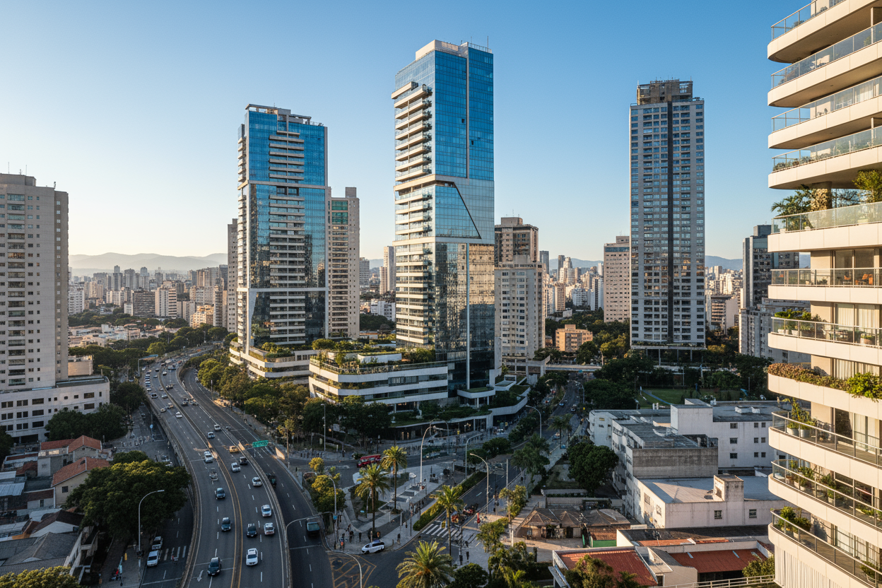 imagens com predios e apartamentos em São Paulo