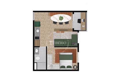 Studio à Venda no Tatuapé – Edifício Jump - Unidade 103 bloco 1